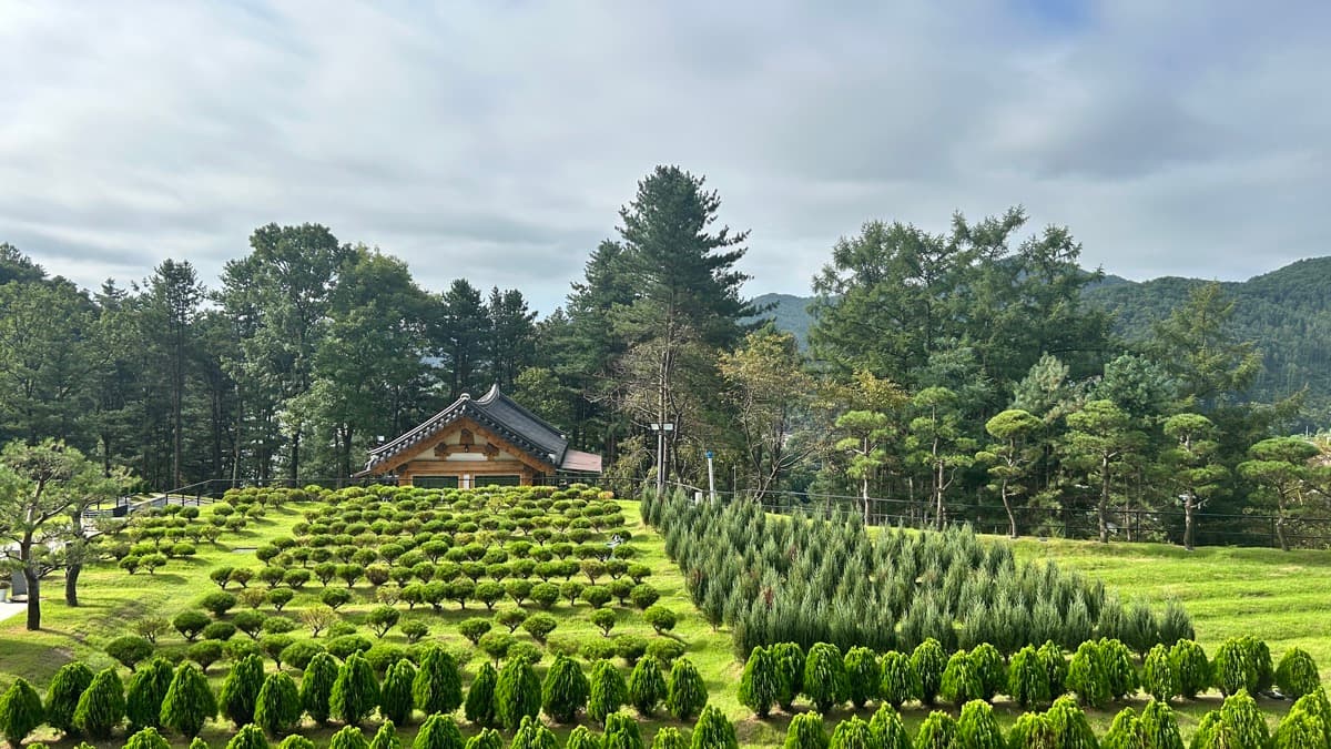남양주 수목장 내부 시설 전경