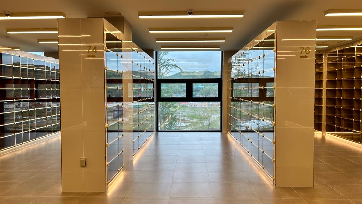 파주 봉안당(납골당) 내부 시설 전경